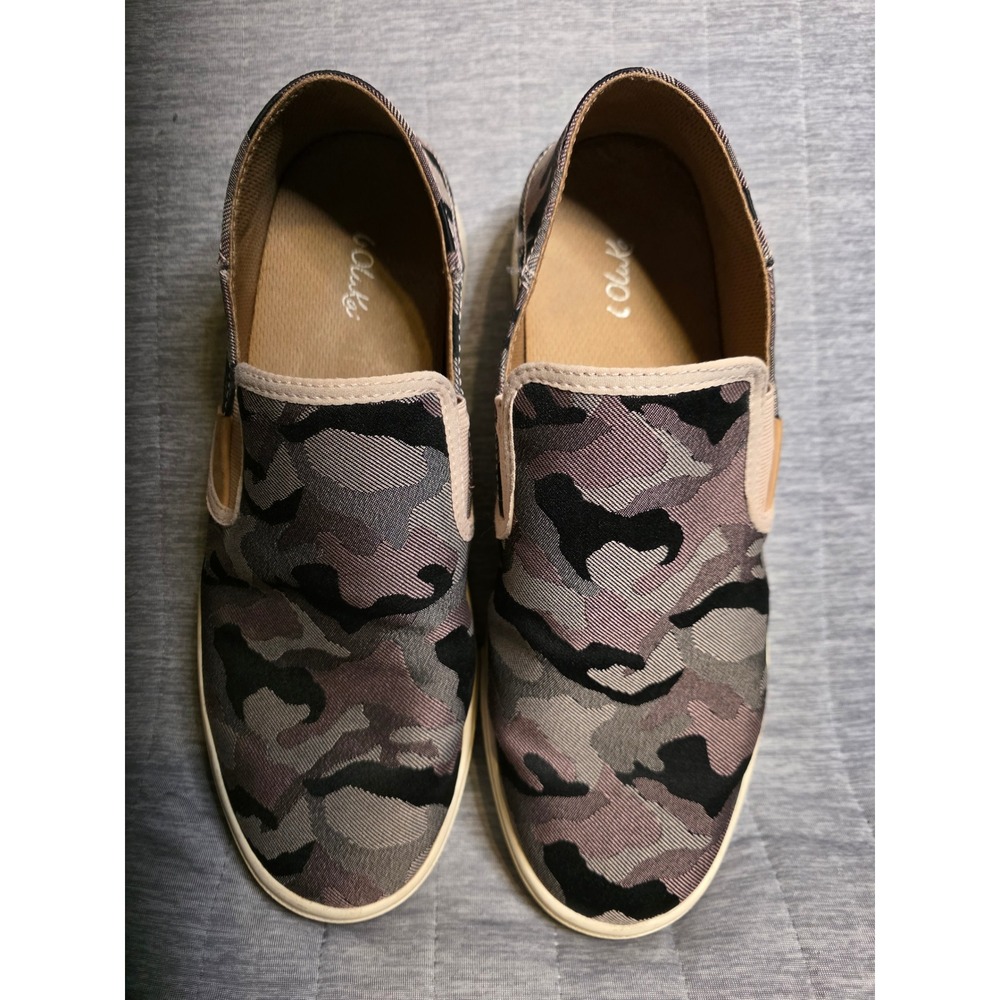 1458 Olukai Pehuea Pat Camo Slip On Sneakers Shoes 20360-6QKE Womens 9.5